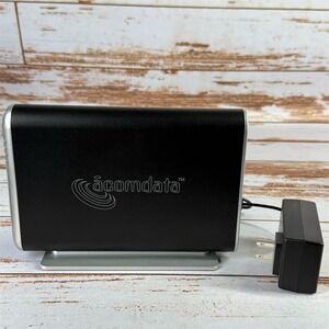 Acomdata Black External Hard Drive Enclosure with Power Adapter